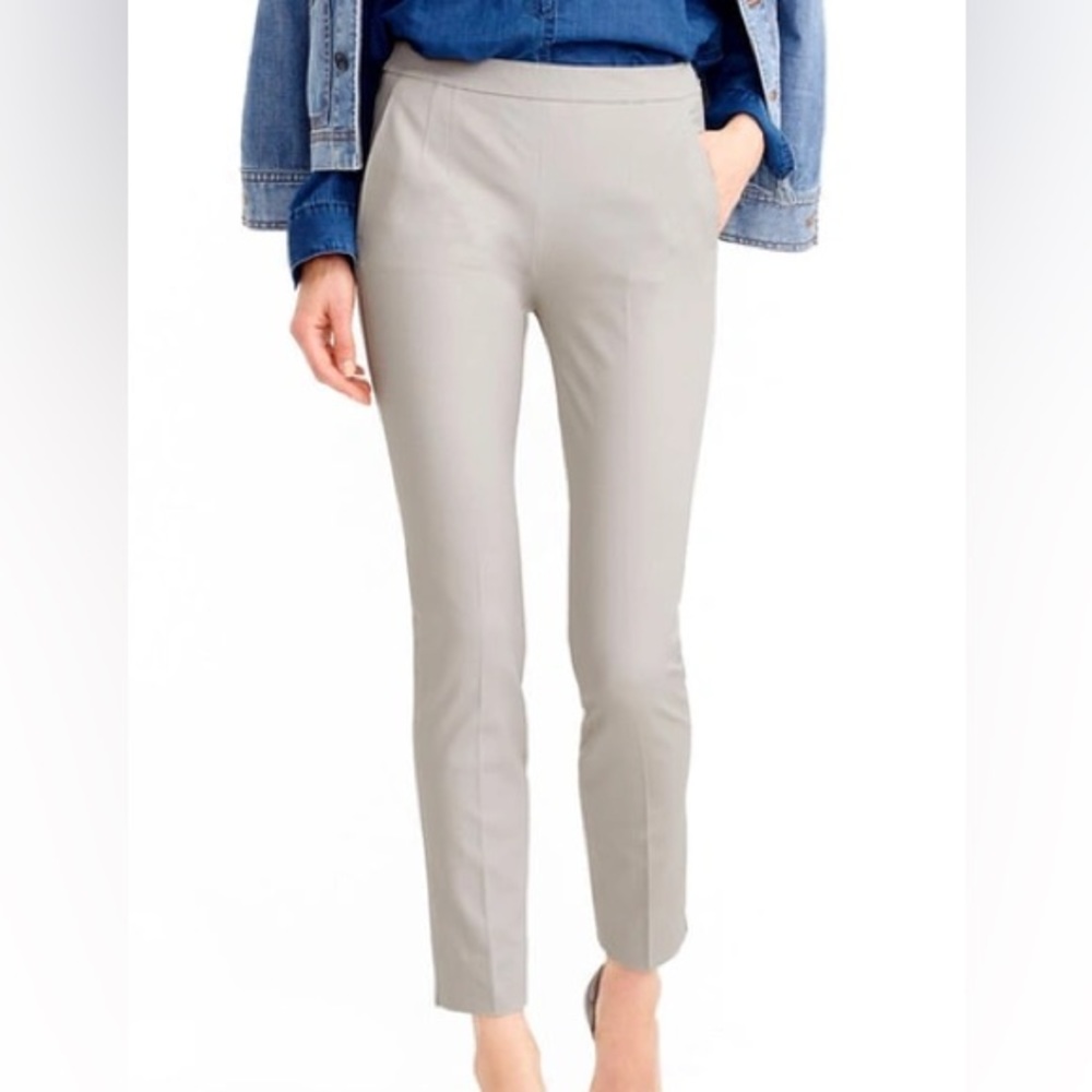 J.Crew Bi-Stretch Martie Pant - Cloud Grey